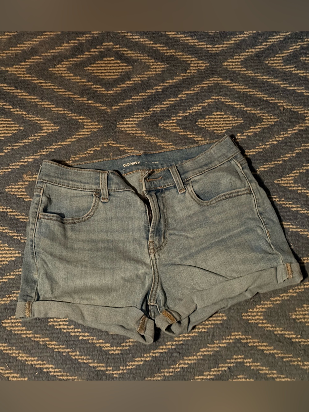 Old Navy women’s  Denim Jeans in Dark Blue with Contrast Stitching